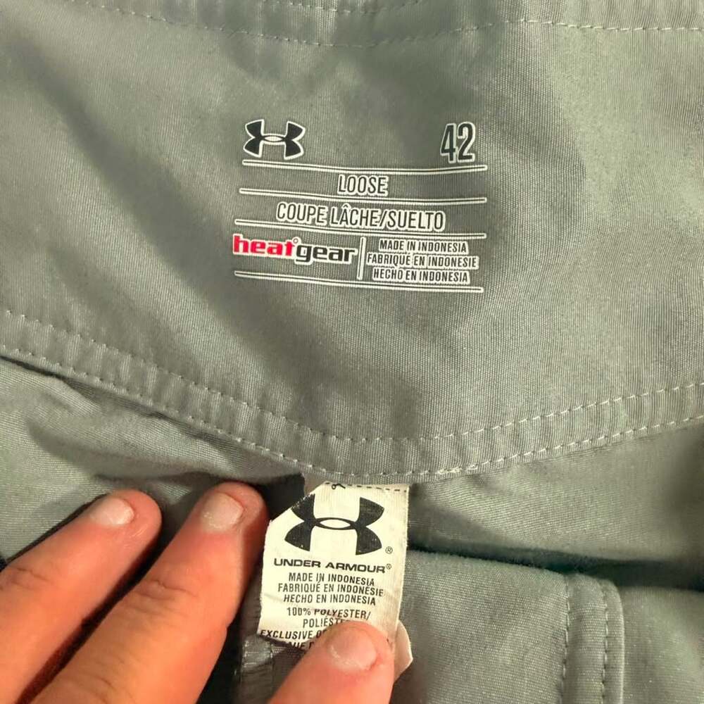 Under Armour HeatGear Loose Fit Board Shorts Size 42 Grey sku73 - Picture 7 of 7